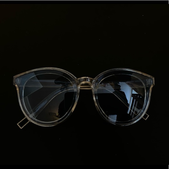 Round tinted blue glasses - Picture 4 of 4